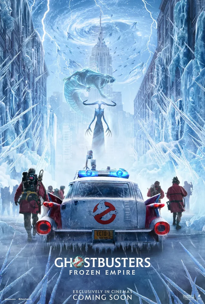 Filmplakat som visuelt eksempel: Ghostbusters